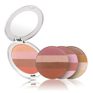 Jane Iredale Quad Bronzer With Silver Compact Captivating Aesthetics