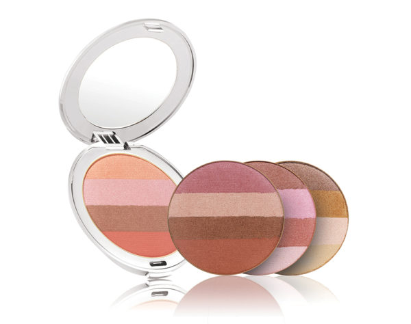 Jane Iredale Quad Bronzer With Silver Compact Captivating Aesthetics