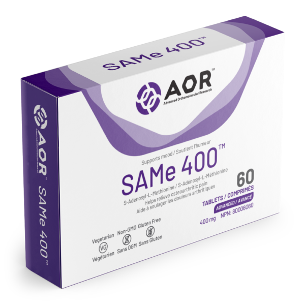 AOR Supplements SAMe400 60 Capsules Captivating