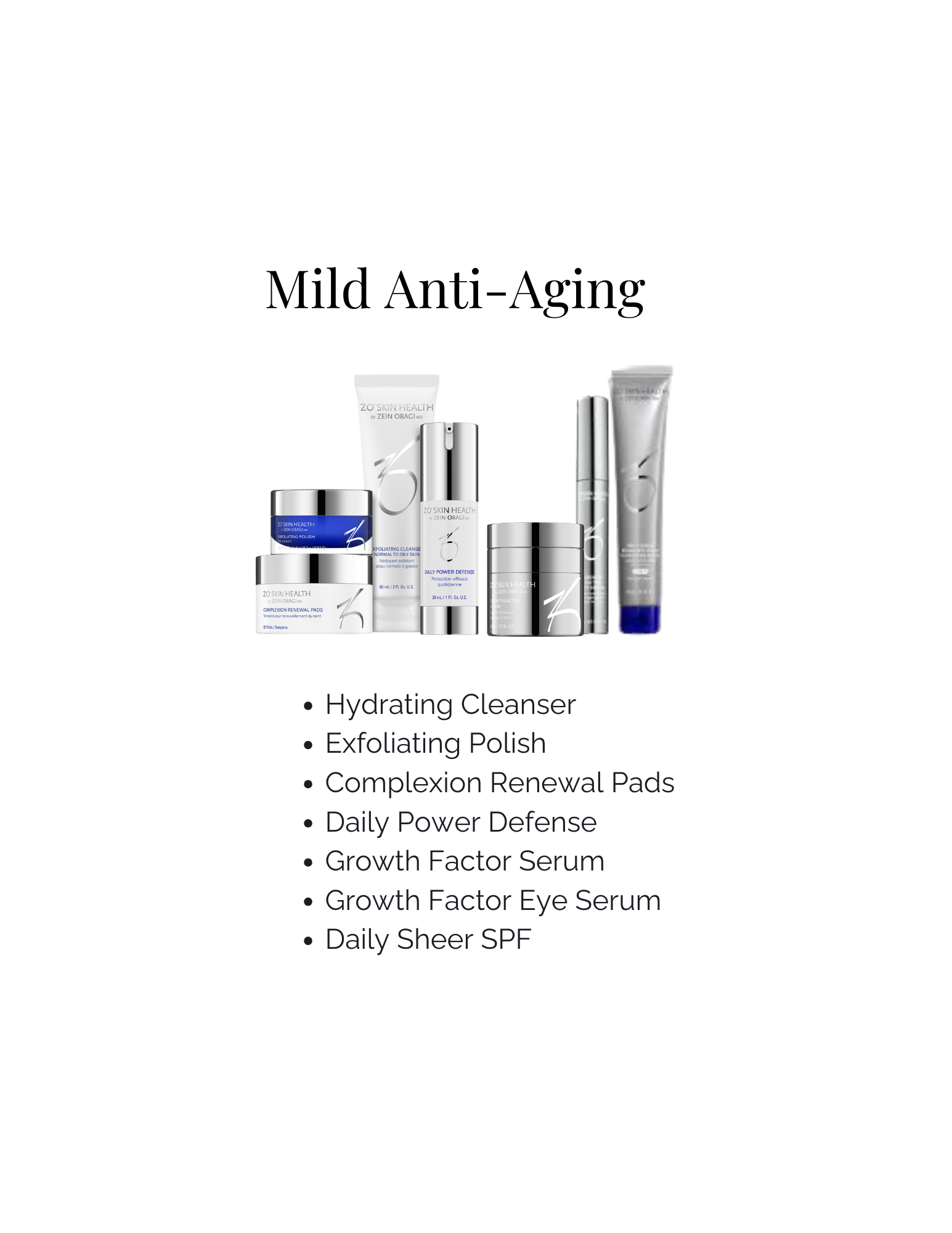 Package: Anti-aging Mild - Travel Size